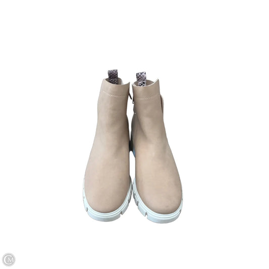 Boots Ankle Flats By Journee In Tan, Size: 8.5