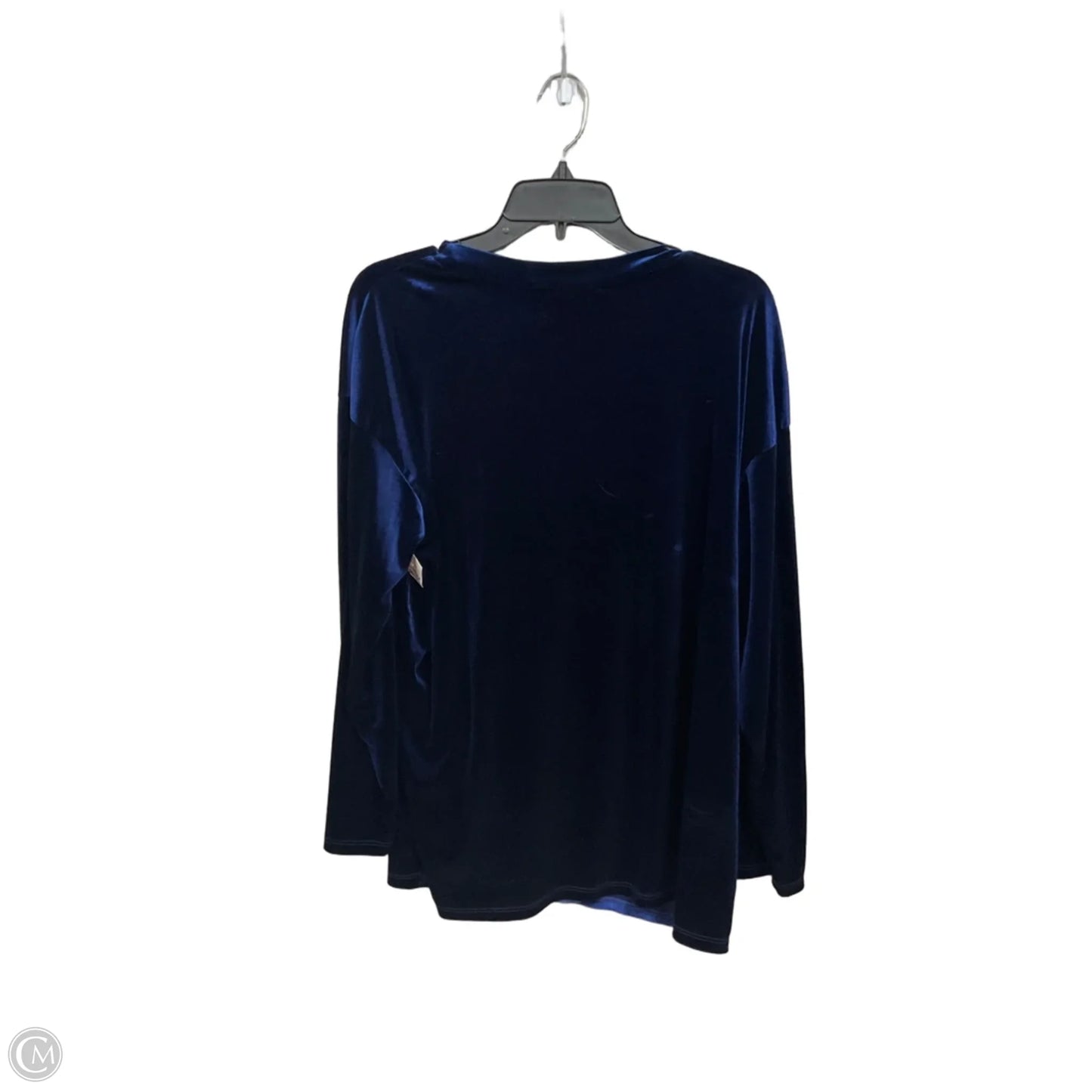 Top Long Sleeve By Ashley Stewart In Navy, Size: 2x