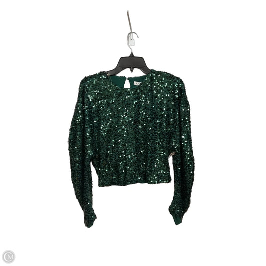 Top Long Sleeve By Hyfve In Green, Size: L