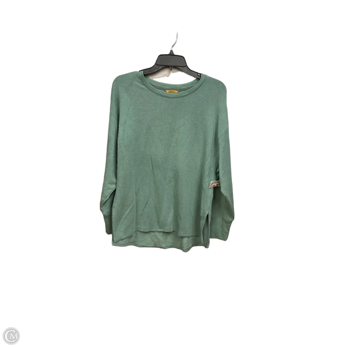 Top Long Sleeve By L.l. Bean In Green, Size: M