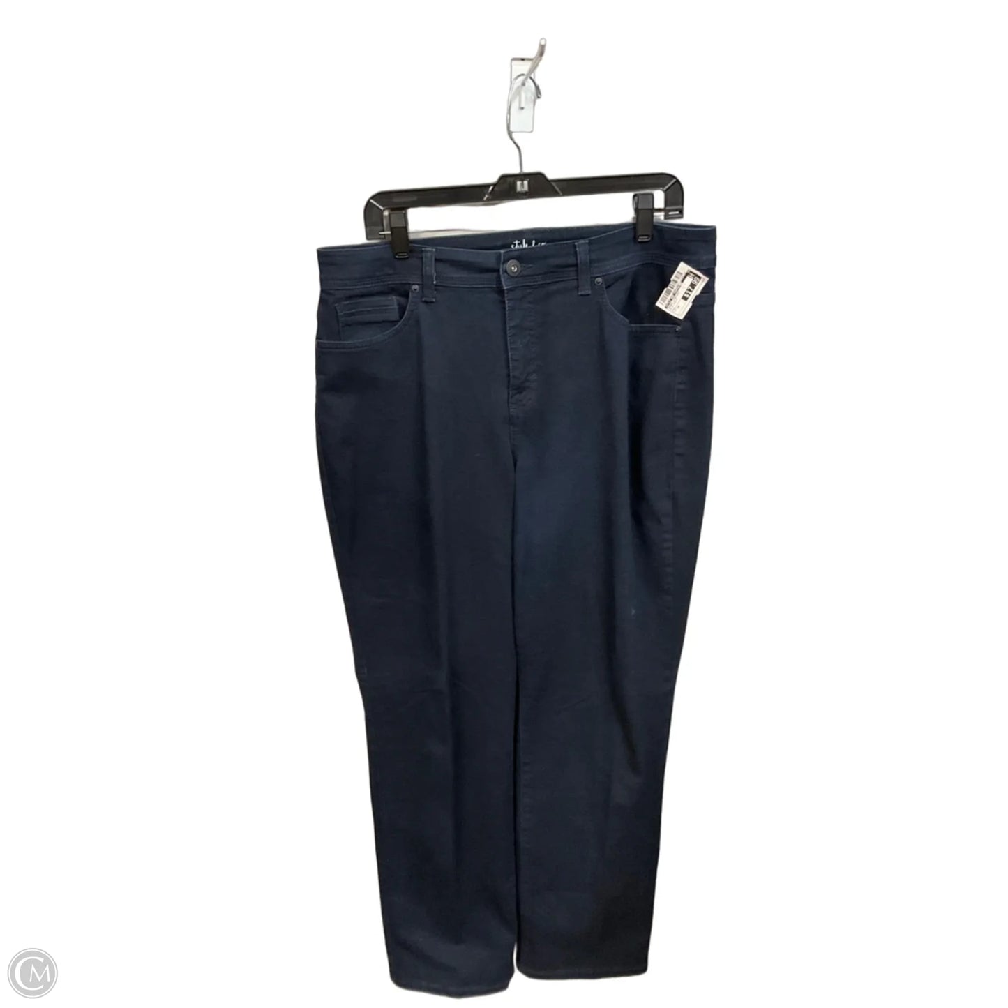 Jeans Straight By Style And Company In Blue Denim, Size: 14
