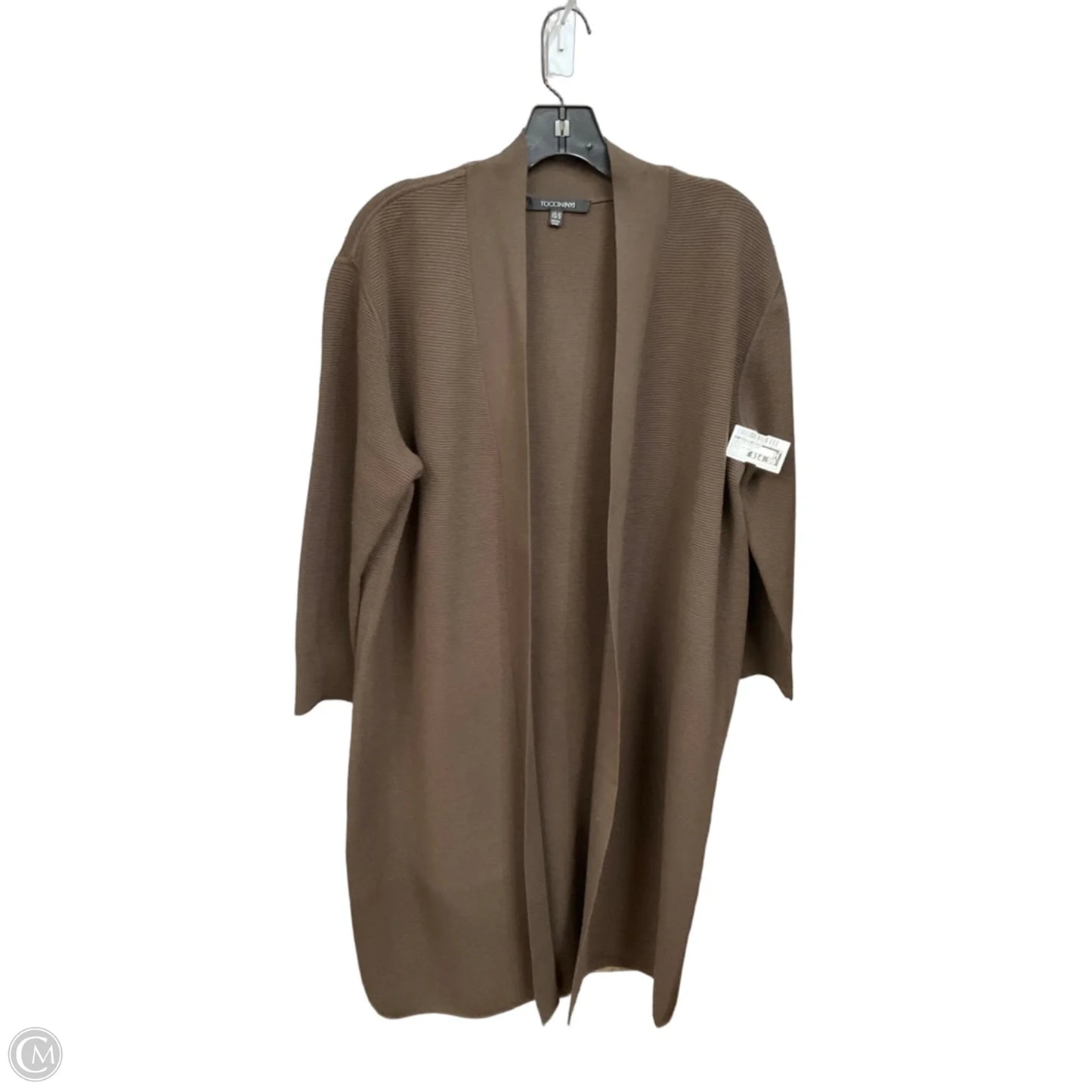 Sweater Cardigan By Clothes Mentor In Brown, Size: S