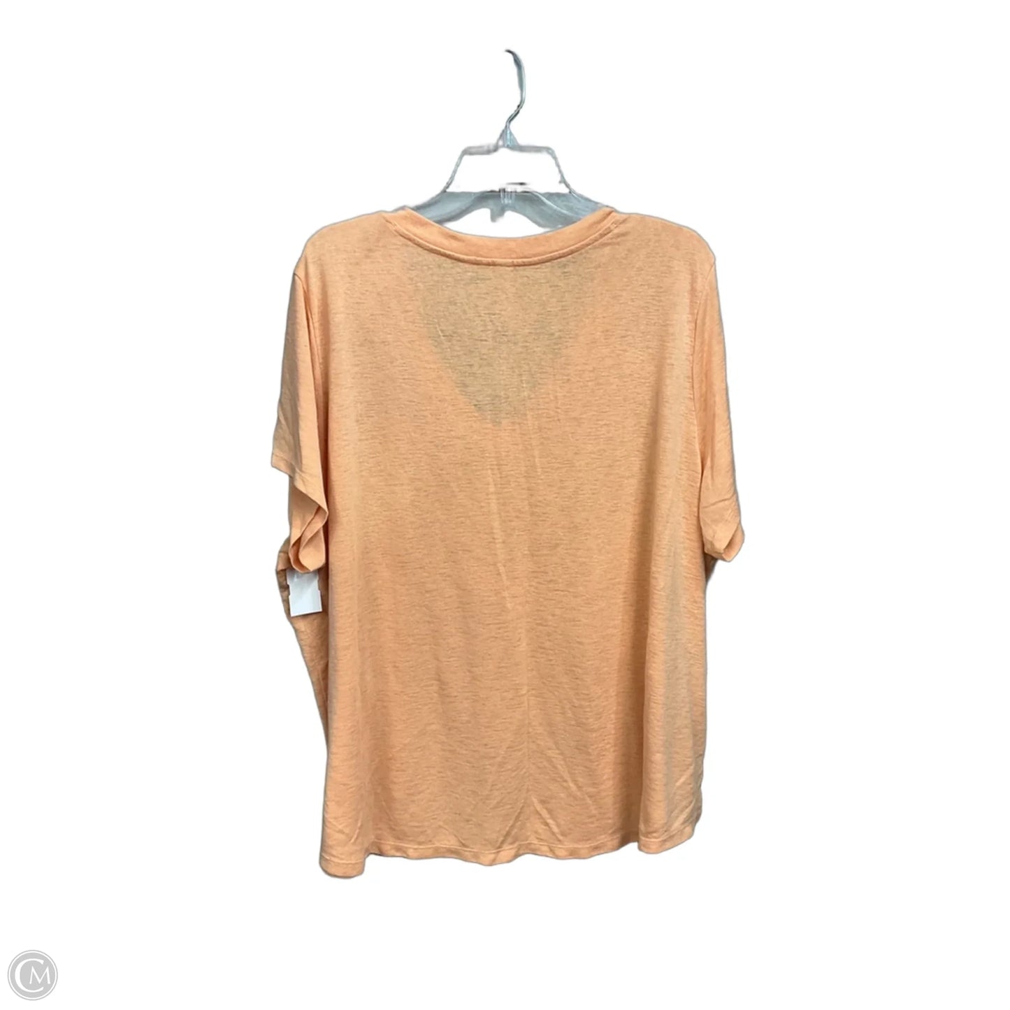 Athletic Top Short Sleeve By Athleta In Orange, Size: 3x