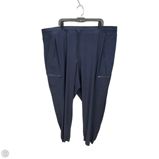 Athletic Pants By Athleta In Navy, Size: 4x