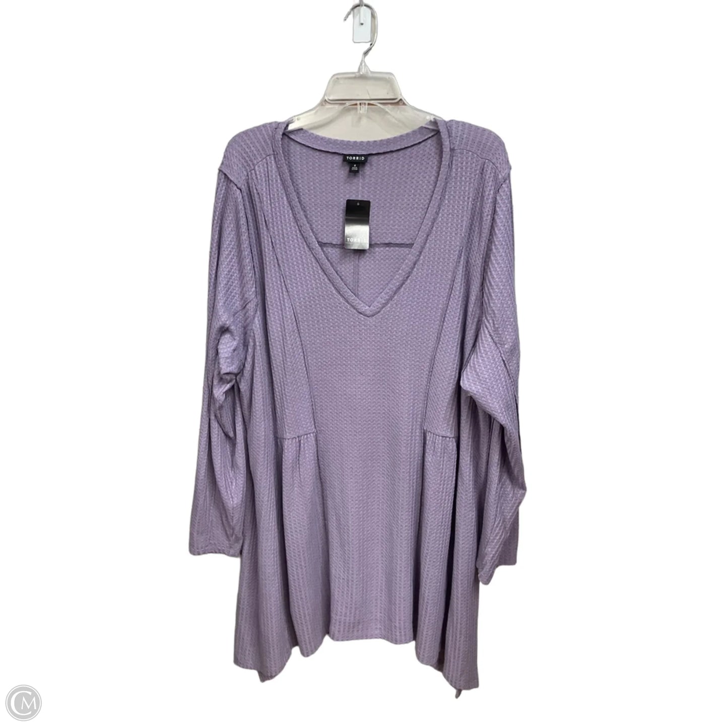Top Long Sleeve By Torrid In Purple, Size: 4x
