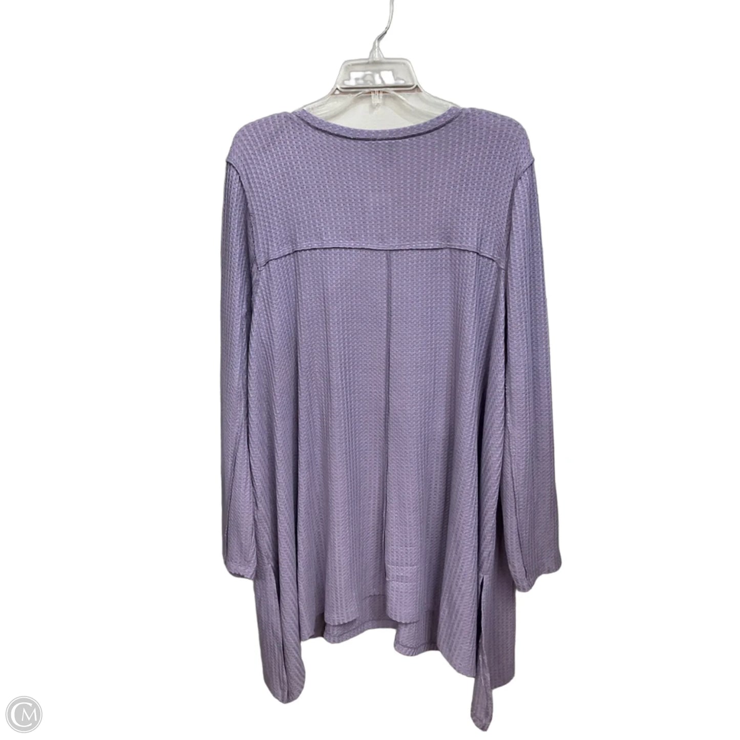 Top Long Sleeve By Torrid In Purple, Size: 4x