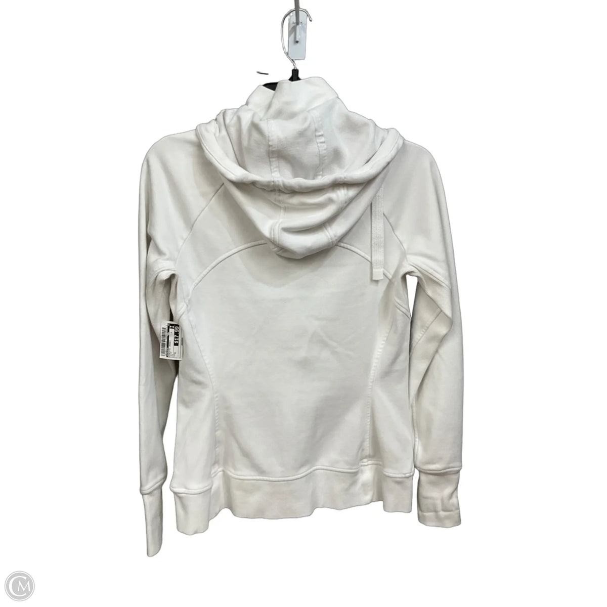 Athletic Jacket By Athleta In White, Size: M