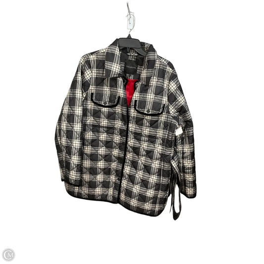 Jacket Puffer & Quilted By Talbots In Black & White, Size: Xl