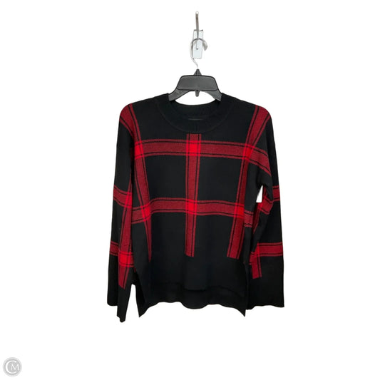 Sweater By Banana Republic In Black & Red, Size: Xs