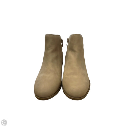 Boots Ankle Flats By St Johns Bay In Tan, Size: 8