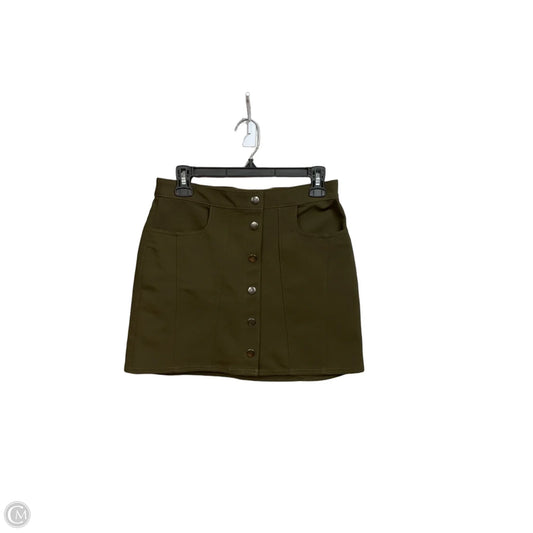Skirt Mini & Short By Express In Green, Size: 6