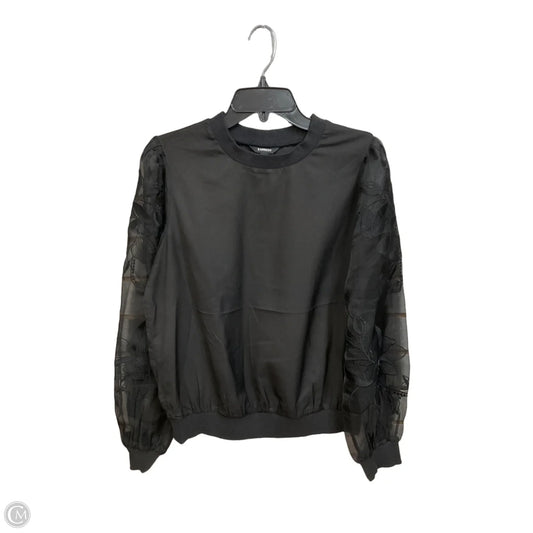 Top Long Sleeve By Express In Black, Size: M