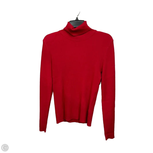 Top Long Sleeve By Nine West Apparel In Red, Size: M