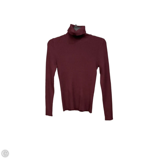 Top Long Sleeve By Nine West Apparel In Maroon, Size: M