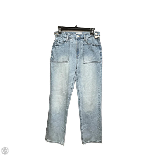 Jeans Straight By Loft In Blue Denim, Size: 0