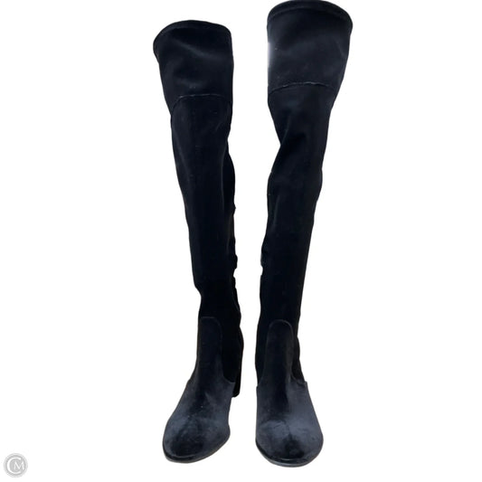 Boots Over-the-knee Heels By Marc Fisher In Black, Size: 9