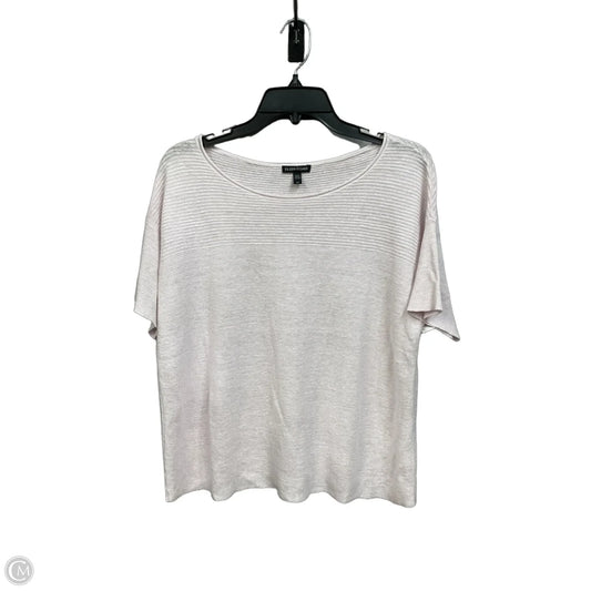 Top Short Sleeve By Eileen Fisher In Pink, Size: S