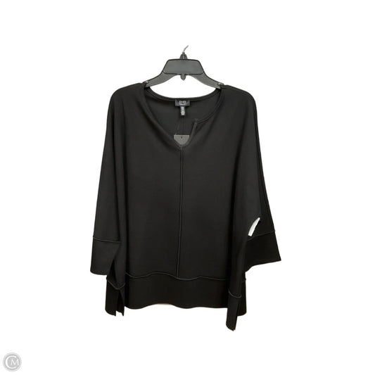 Top 3/4 Sleeve By Jones New York In Black, Size: 2x