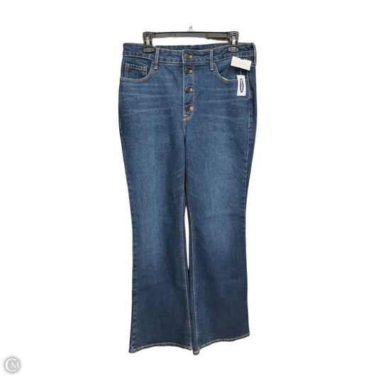 Jeans Flared By Old Navy In Blue Denim, Size: 12