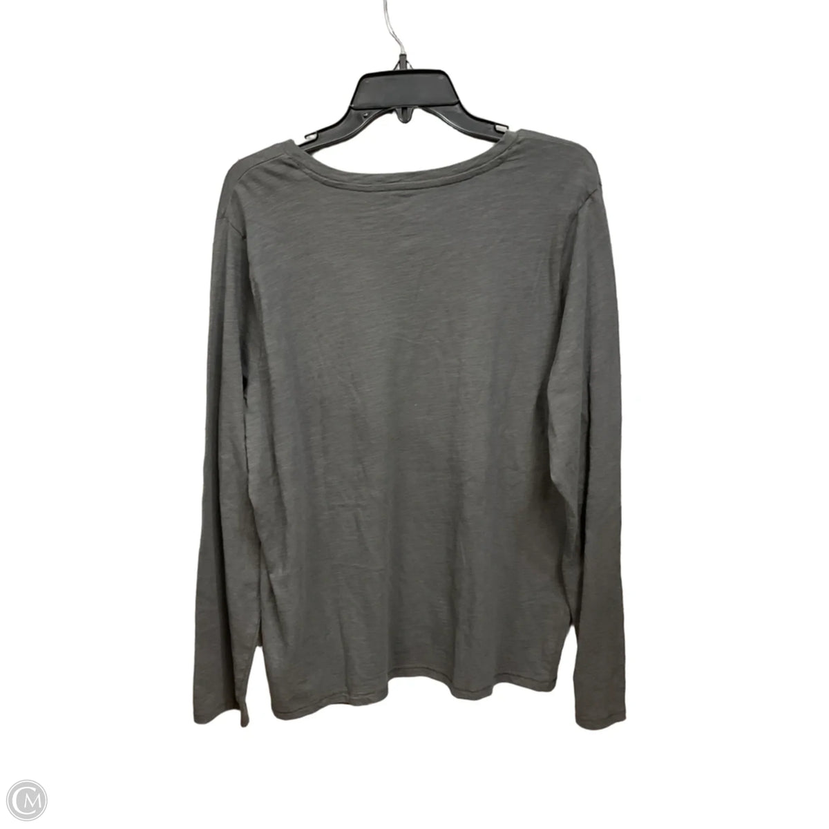 Top Long Sleeve Basic By Sonoma In Grey, Size: Xl