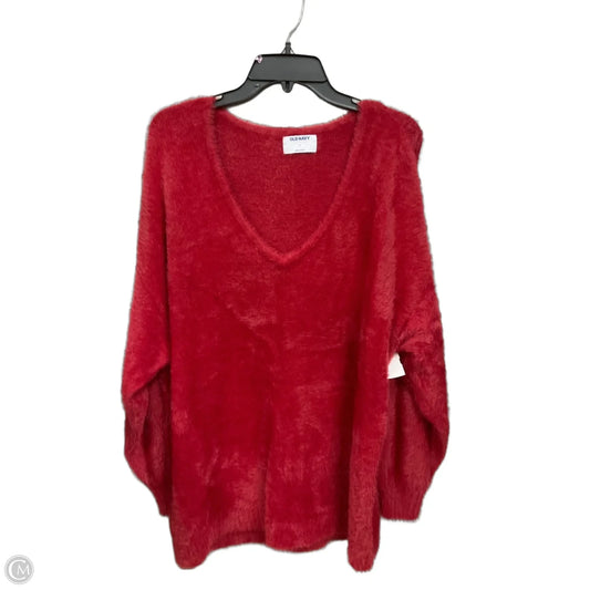 Sweater By Old Navy In Red, Size: L