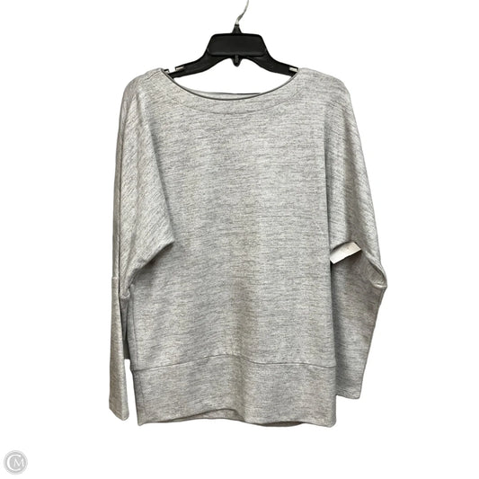 Top Long Sleeve By White House Black Market In Grey, Size: M