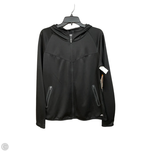 Athletic Jacket By Avia In Black, Size: L