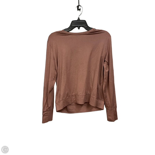 Top Long Sleeve By Lukka In Copper, Size: S