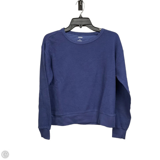 Top Long Sleeve By Sonoma In Navy, Size: S