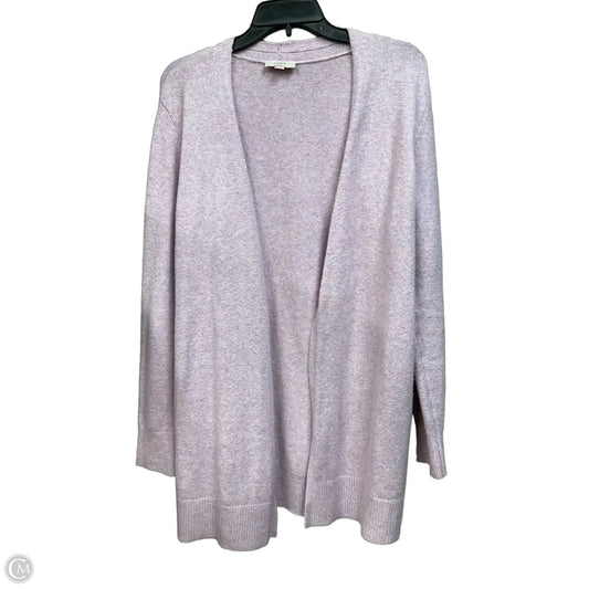 Sweater Cardigan By Loft In Pink, Size: M