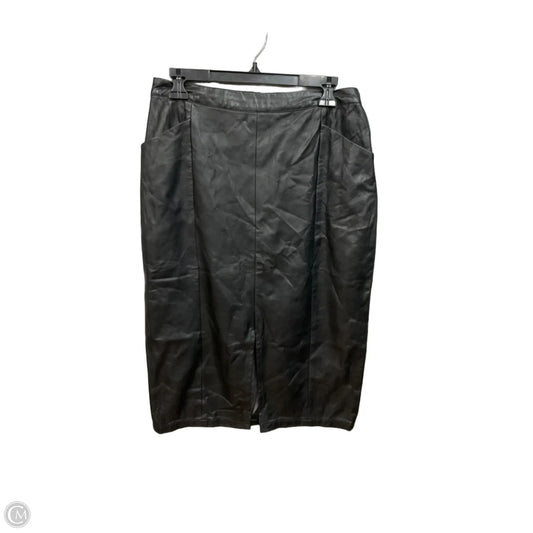 Skirt Midi By Who What Wear In Black, Size: 10