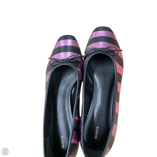 Shoes Flats By Maeve In Black & Pink, Size: 9