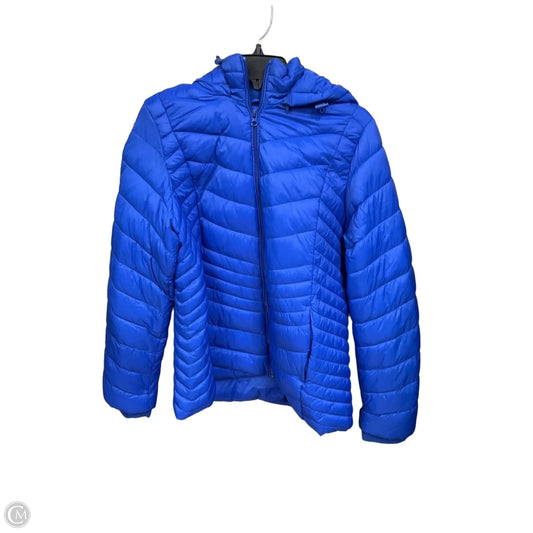 Coat Puffer & Quilted By Xersion In Blue, Size: L