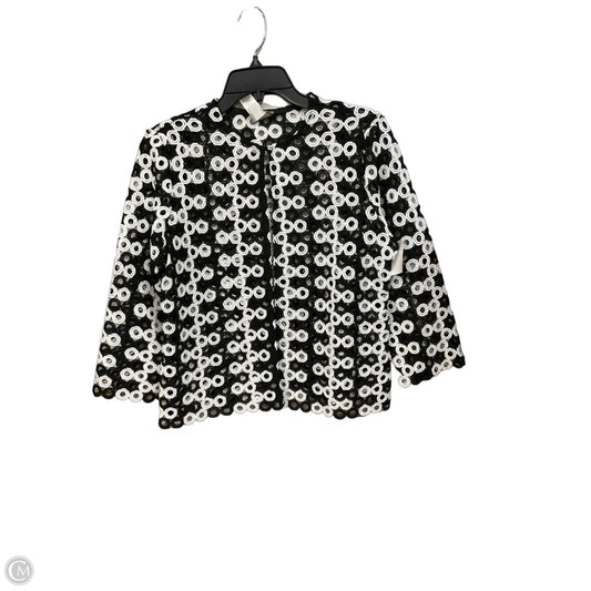 Cardigan By Chicos In Black & White, Size: S