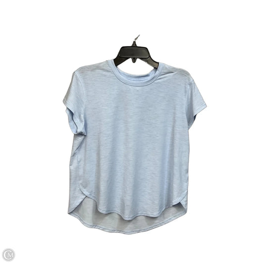 Athletic Top Short Sleeve By Calia In Blue, Size: M