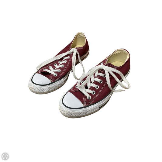 Shoes Sneakers By Converse In Maroon, Size: 7.5