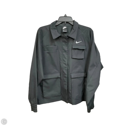 Athletic Jacket By Nike Apparel In Black, Size: Xl