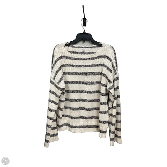 Sweater By Loft In Black & White, Size: Xl