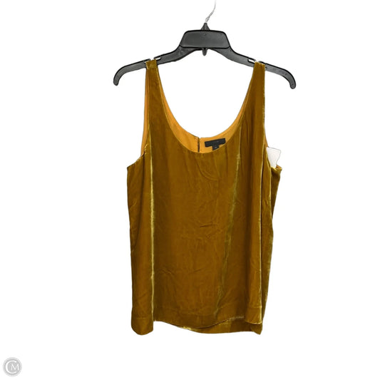 Top Sleeveless By J. Crew In Yellow, Size: M