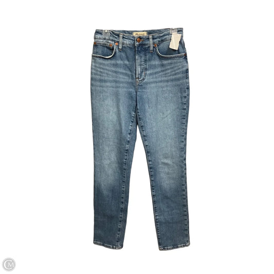 Jeans Cropped By Madewell In Blue Denim, Size: 0