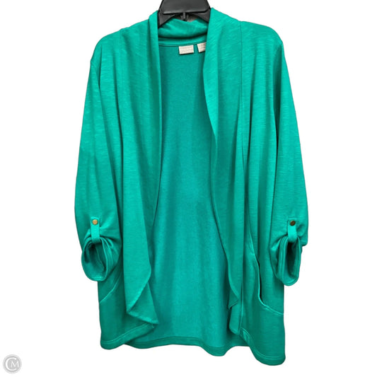 Cardigan By Chicos In Green, Size: M