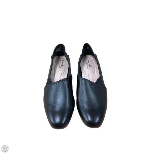 Shoes Flats By Clarks In Black, Size: 8.5