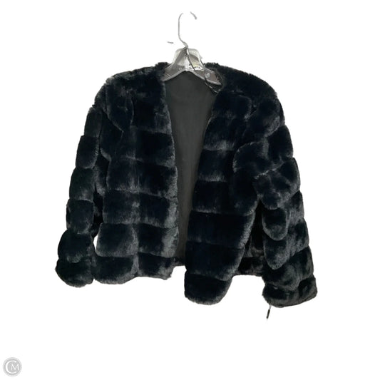 Jacket Faux Fur & Sherpa By Calvin Klein In Black, Size: Xl