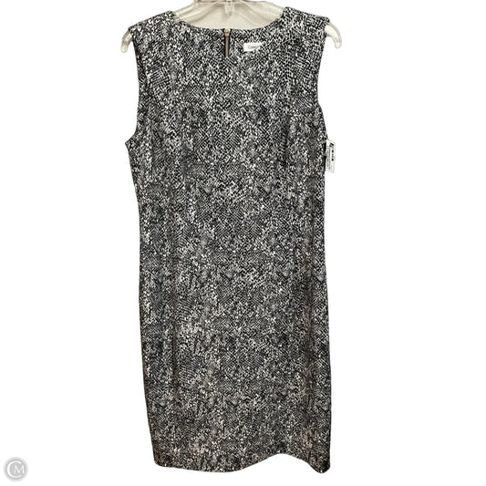 Dress Work By Calvin Klein In Snakeskin Print, Size: Xl