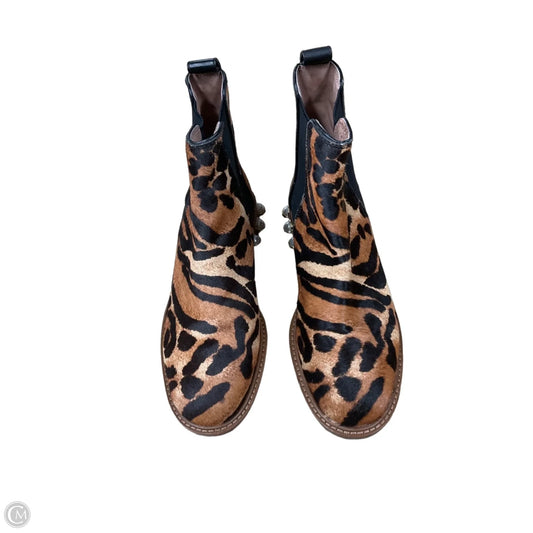 Boots Ankle Flats By Louise Et Cie In Animal Print, Size: 7