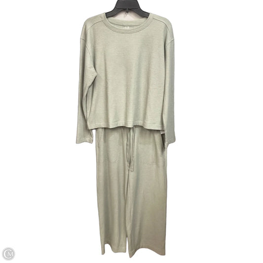 Lounge Set Pants By Lou And Grey In Green, Size: M