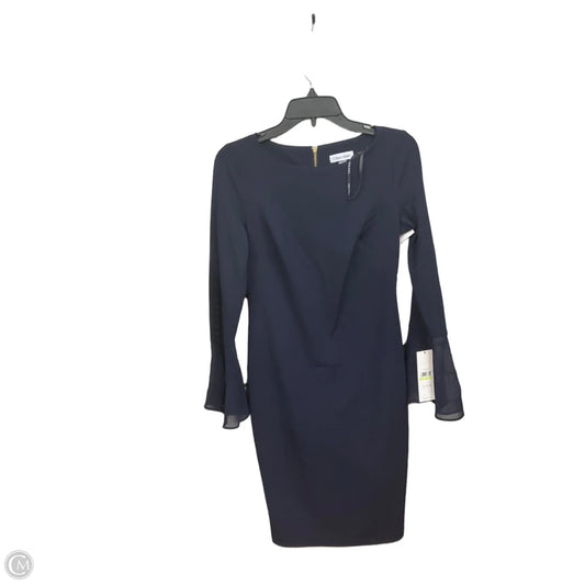 Dress Party Midi By Calvin Klein In Navy, Size: S