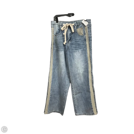Jeans Wide Leg By Aaron & Amber In Blue Denim, Size: 8