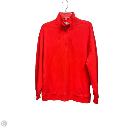 Sweatshirt Collar By Athleta In Orange, Size: M