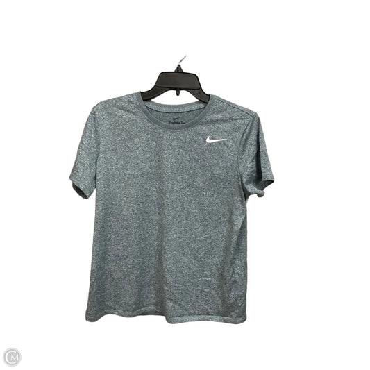 Athletic Top Short Sleeve By Nike Apparel In Green, Size: M